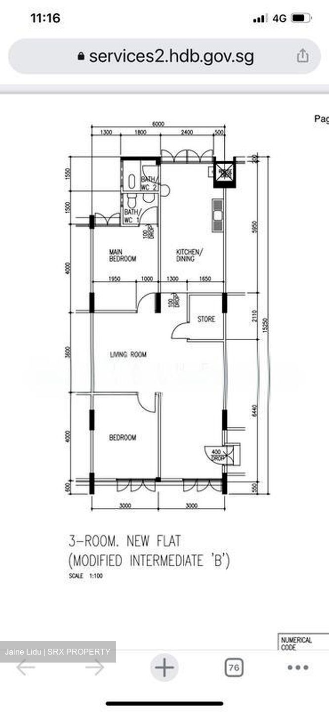 Blk 346 Clementi Avenue 5 (Clementi), HDB 3 Rooms #522119581